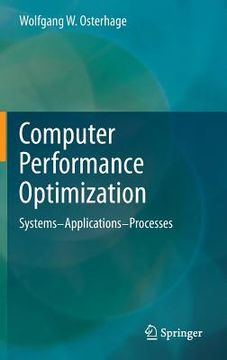 portada computer performance optimization: systems - applications - processes (en Inglés)