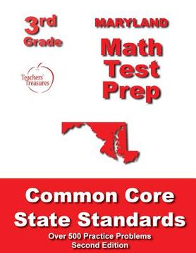 portada Maryland 3rd Grade Math Test Prep: Common Core State Standards (in English)