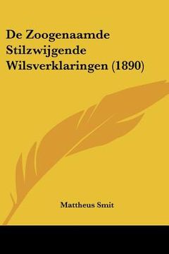 portada De Zoogenaamde Stilzwijgende Wilsverklaringen (1890)