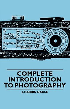 portada complete introduction to photography (en Inglés)