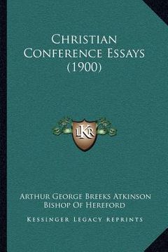 portada christian conference essays (1900)