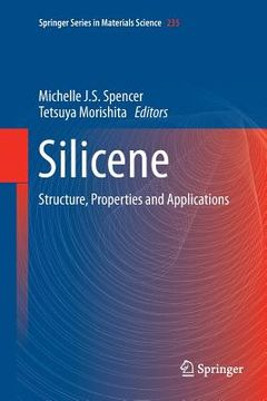 portada Silicene: Structure, Properties and Applications (in English)