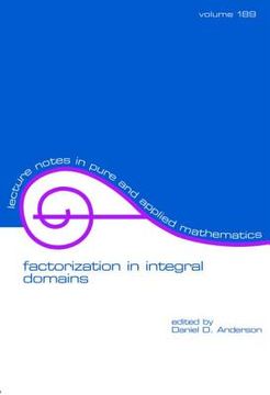 portada factorization in integral domains (en Inglés)