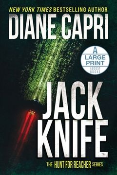 portada Jack Knife Large Print Edition: The Hunt for Jack Reacher Series (en Inglés)