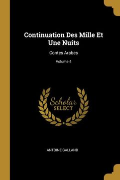 portada Continuation des Mille et une Nuits (en Francés)
