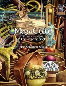 portada MegaColor: 25 Years of Megamurals, The Coloring Book