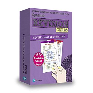 portada Revise Pearson Edexcel Gcse (9-1) Spanish Revision Cards: Includes Free Online Edition of Revision Guide (Revise Edexcel Gcse Modern Languages 16) (in English)