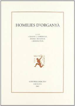portada Homilies Dïorganya (in Spanish)