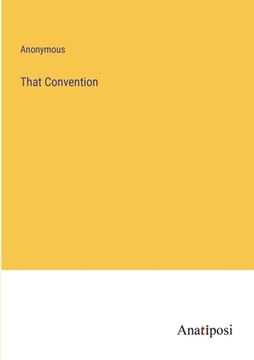 portada That Convention (en Inglés)