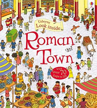 portada Roman Town - Usborne Look Inside **New Edition** 