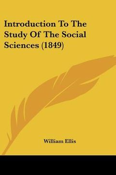 portada introduction to the study of the social sciences (1849) (en Inglés)