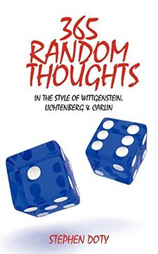 portada 365 Random Thoughts: In the Style of Wittgenstein, Lichtenberg & Carlin (en Inglés)