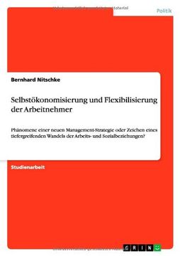 portada Selbstökonomisierung und Flexibilisierung der Arbeitnehmer (German Edition)