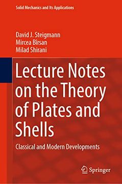 portada Lecture Notes on the Theory of Plates and Shells: Classical and Modern Developments (in English)