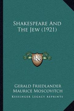 portada shakespeare and the jew (1921)