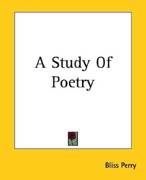 portada a study of poetry (en Inglés)