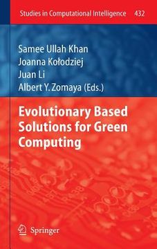 portada evolutionary based solutions for green computing (en Inglés)