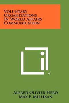portada voluntary organizations in world affairs communication (en Inglés)