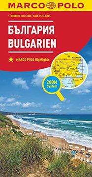 portada Marco Polo Länderkarte Bulgarien 1: 800 000 (en Alemán)