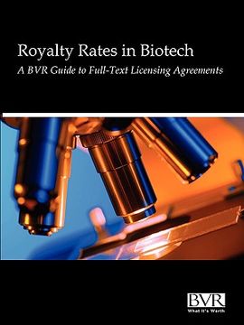 portada reasonable royalty rates in biotech (en Inglés)