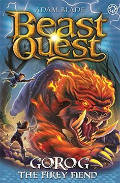 portada Beast Quest: Gorog the Fiery Fiend: Series 27 Book 1 (en Inglés)