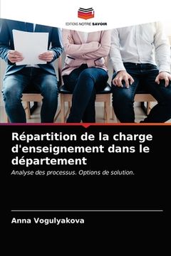portada Répartition de la charge d'enseignement dans le département (in French)