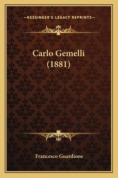 portada Carlo Gemelli (1881) (in Italian)