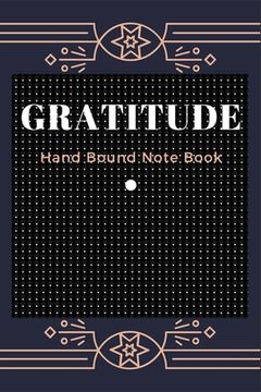 portada Gratitude hand bound note book: A 107 Pages Gratitude hand bound note book for kids 5 minutes a day