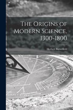 portada The Origins of Modern Science, 1300-1800