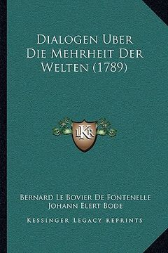 portada Dialogen Uber Die Mehrheit Der Welten (1789) (in German)