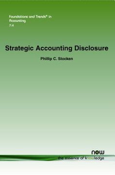 portada Strategic Accounting Disclosure (en Inglés)