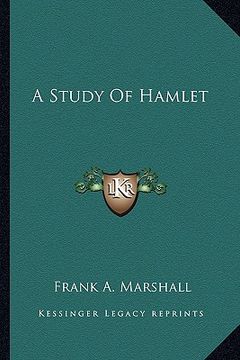portada a study of hamlet (en Inglés)