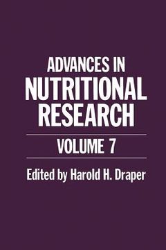 portada Advances in Nutritional Research: Volume 7 (in English)