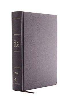 portada The Niv, Open Bible, Hardcover, Gray, red Letter, Comfort Print: Complete Reference System 