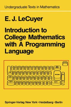 portada Introduction to College Mathematics with a Programming Language (en Inglés)