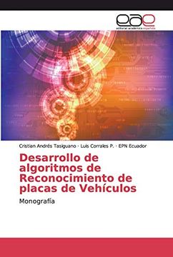 portada Desarrollo de Algoritmos de Reconocimiento de Placas de Vehículos: Monografía