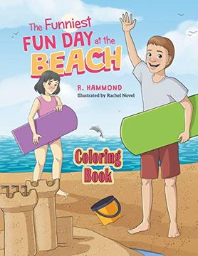 portada The Funniest fun day at the Beach - Coloring Book (in English)