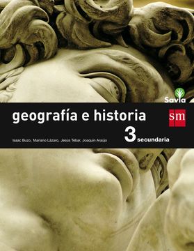 portada Geografia e Historia 3º eso Savia Cantabria/ Pais Vasco/ Navarra/ la  Rioja/ Madrid/ Castilla la Mancha. Ed 2015