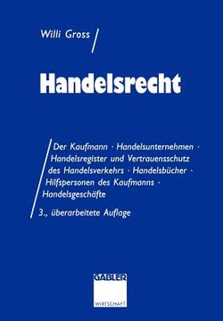 portada Handelsrecht: Fall - Systematik - Lösung (en Alemán)