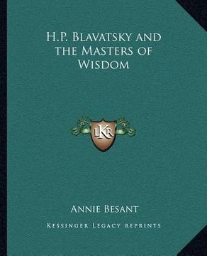 portada h.p. blavatsky and the masters of wisdom (in English)