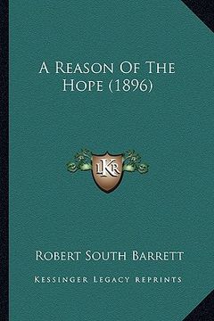 portada a reason of the hope (1896)
