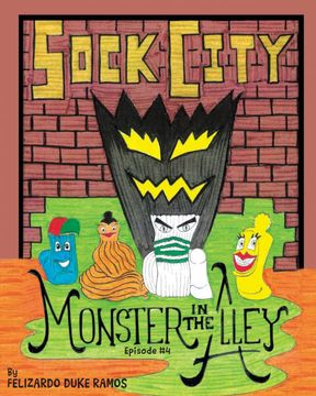 portada Sock City Monster in the Alley (en Inglés)