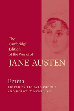 portada Emma (The Cambridge Edition of the Works of Jane Austen) (en Inglés)