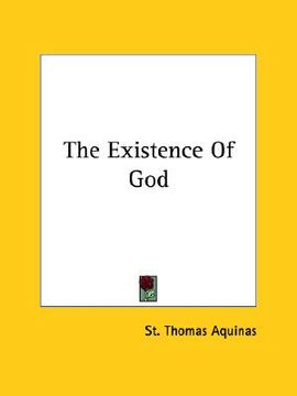 portada the existence of god (en Inglés)