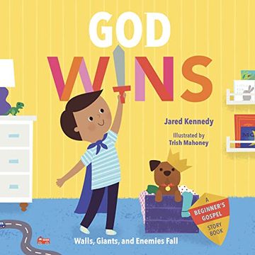 portada God Wins: Walls, Giants, and Enemies Fall (a Beginner's Gospel Story Book) 