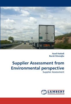 portada supplier assessment from environmental perspective (en Inglés)