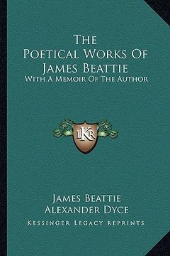 portada the poetical works of james beattie: with a memoir of the author