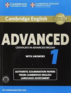 portada Certificate in Advanced English With Answers for Revised Exam From 2015 Student's Book Pack (Student's Book With Answers and Audio cds (2)) (Cae Practice Tests) (in English)