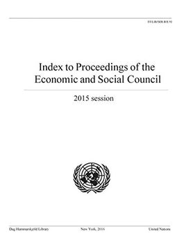 portada Index to Proceedings of the Economic and Social Council 2015 (Bibliographical series)