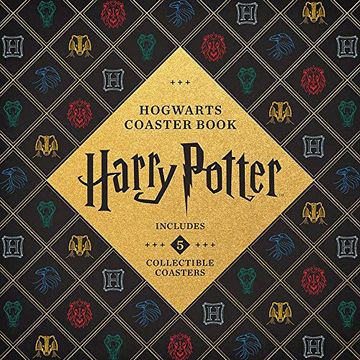 portada Harry Potter Hogwarts Coaster Book: Includes 5 Collectible Coasters! (en Inglés)